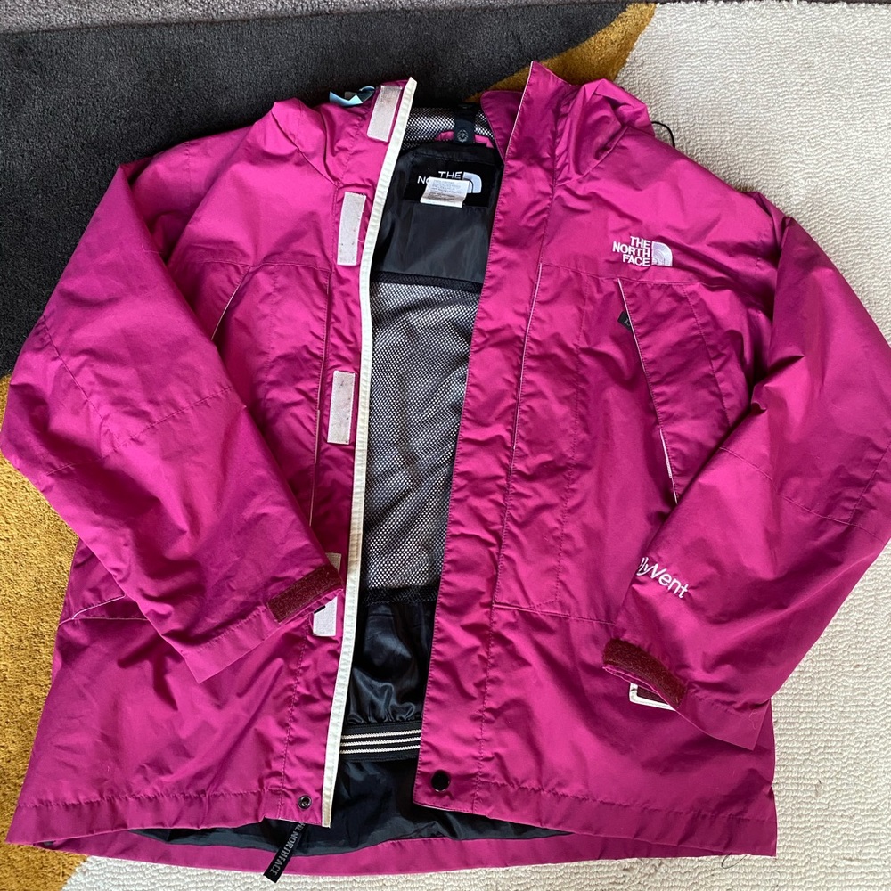 Fuchsia The North Face HyVent Jacket
